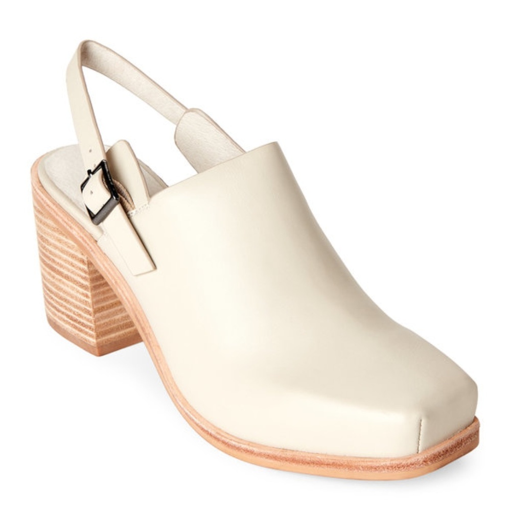 NWT Intentionally Blank Honcho Mule Bone 7.5/8